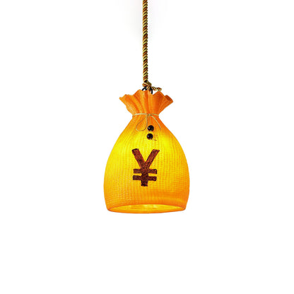 Prosperity Pouch Resin Drop light Pendant Lamp