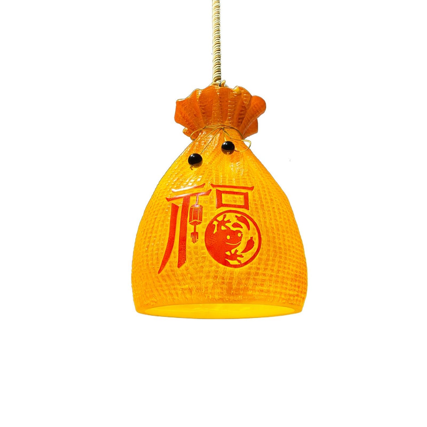 Prosperity Pouch Resin Drop light Pendant Lamp