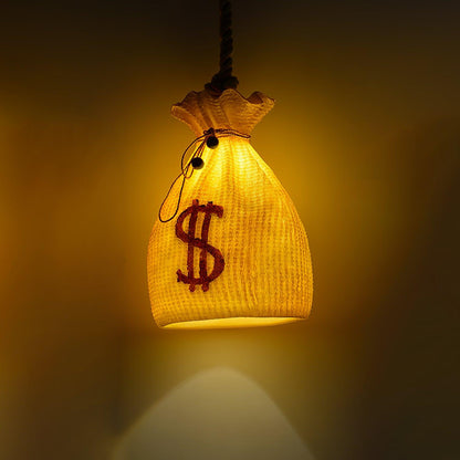 Prosperity Pouch Resin Drop light Pendant Lamp