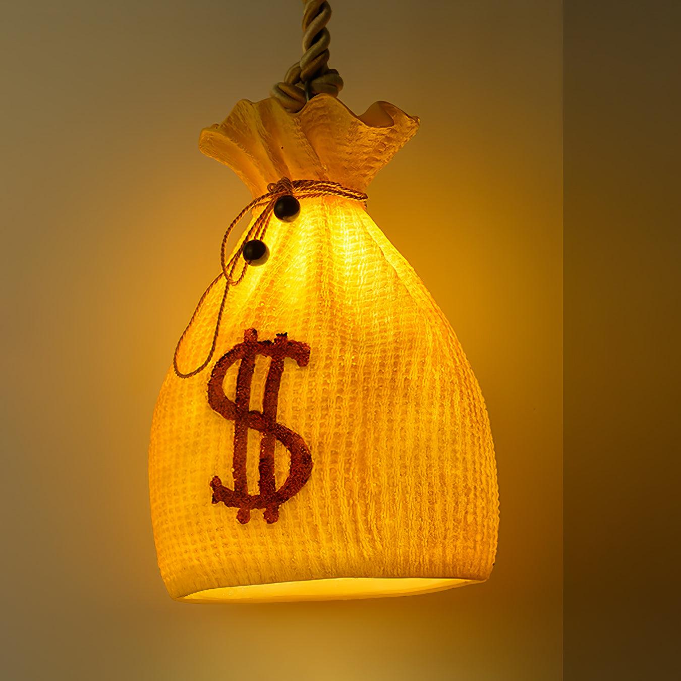 Prosperity Pouch Resin Drop light Pendant Lamp