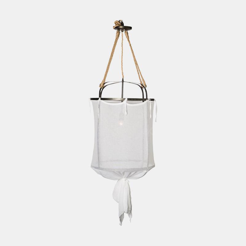 Provence Linen Drop light Pendant Light