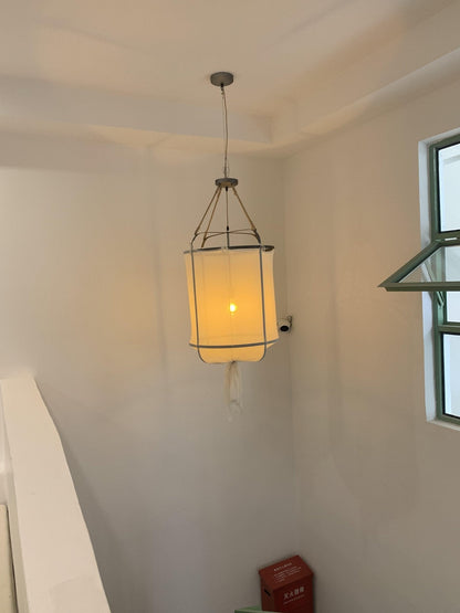 Provence Linen Drop light Pendant Light