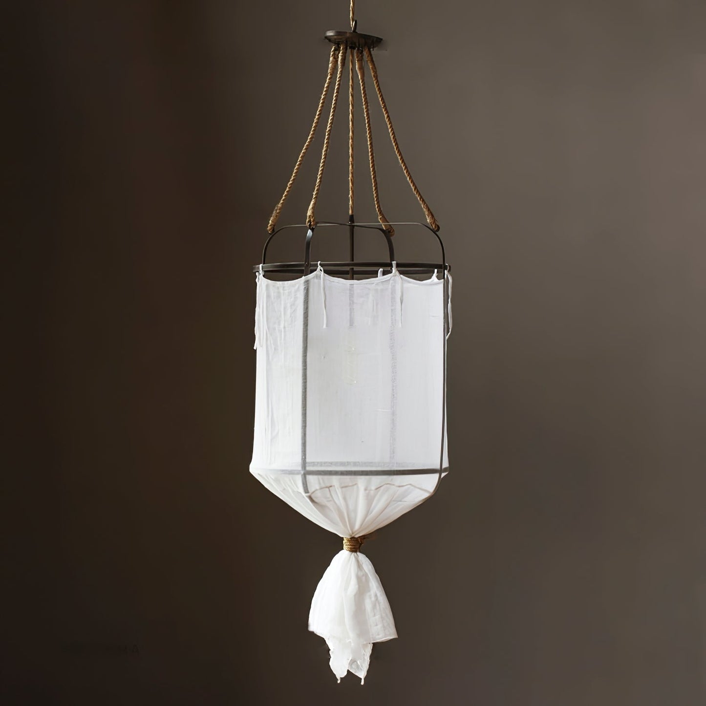 Provence Linen Drop light Pendant Light