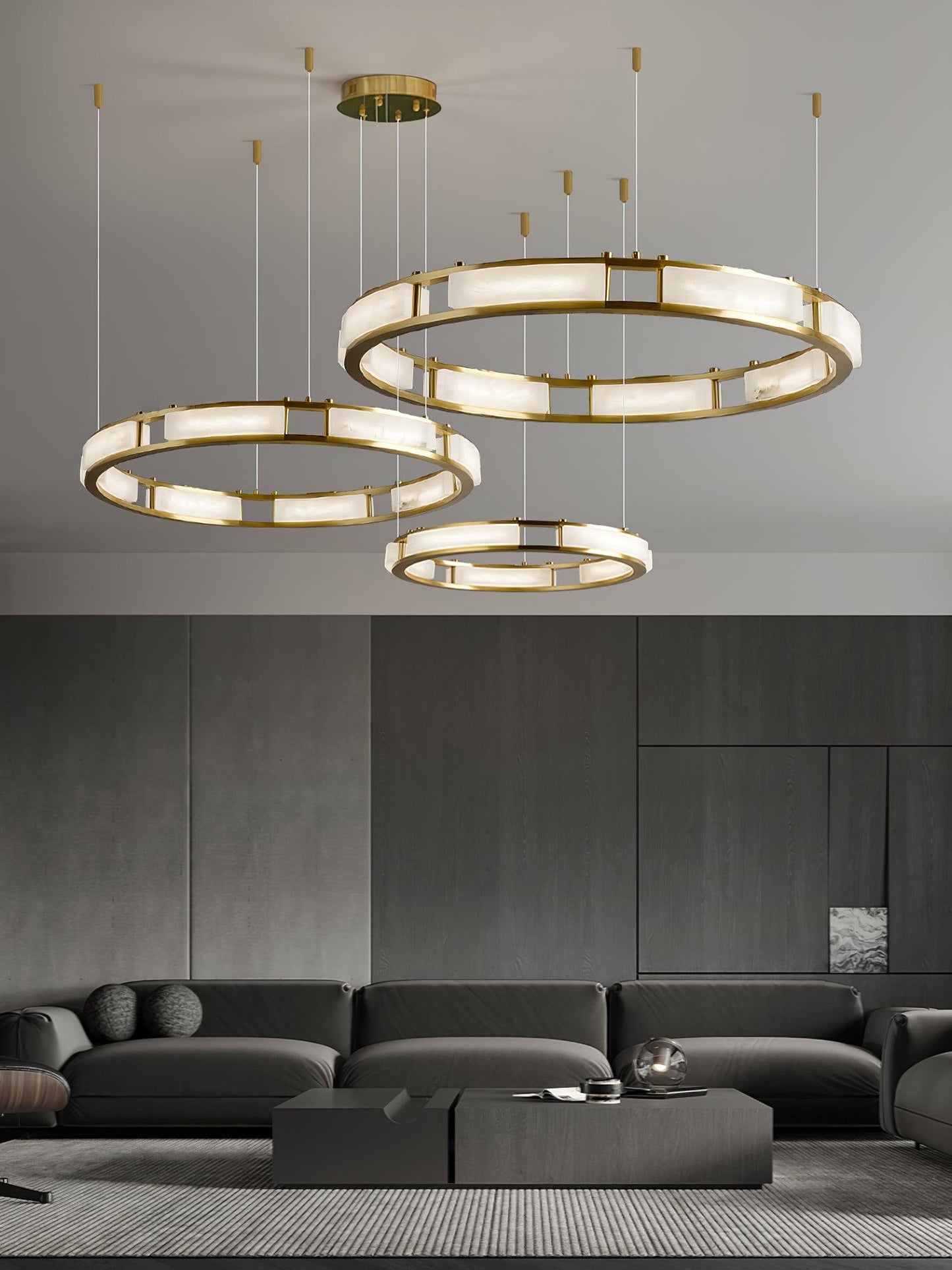 Qatar Alabaster Pendant light Chandelier