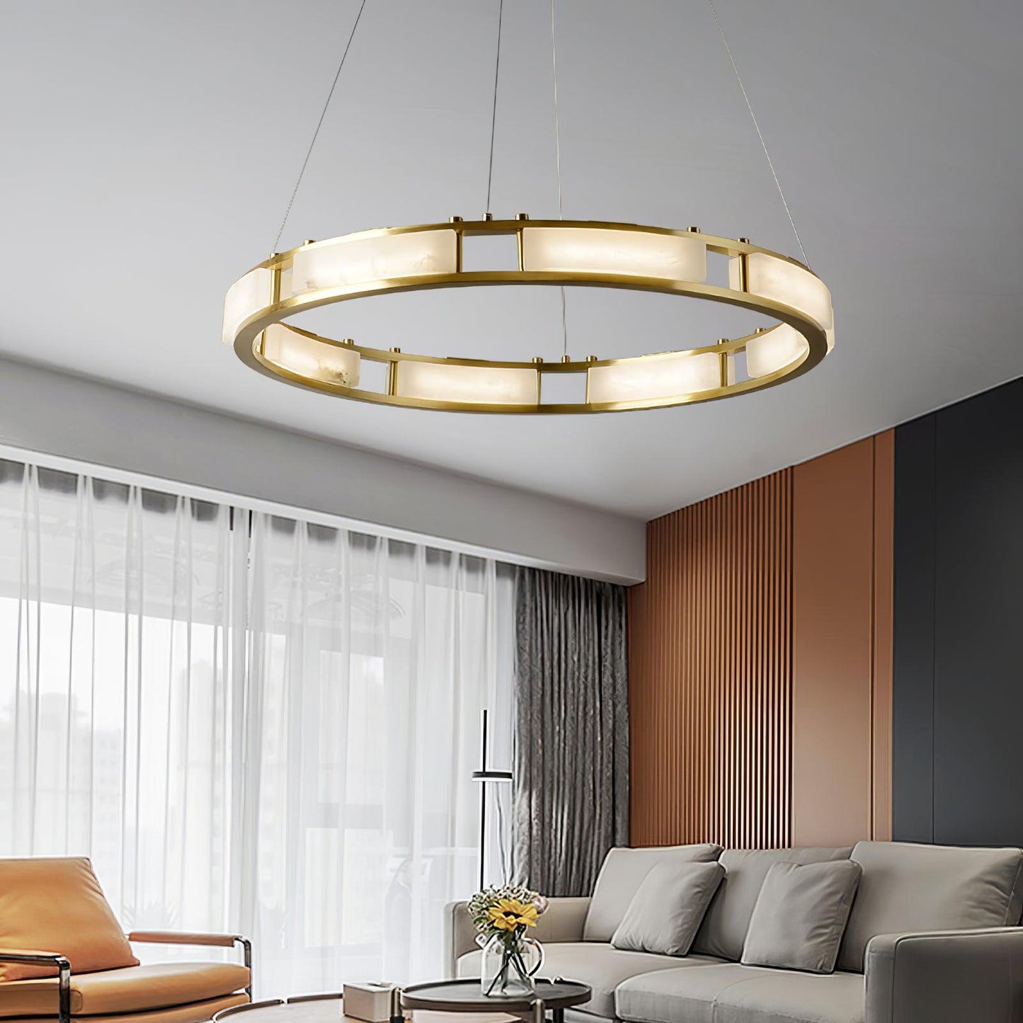 Qatar Alabaster Pendant light Chandelier