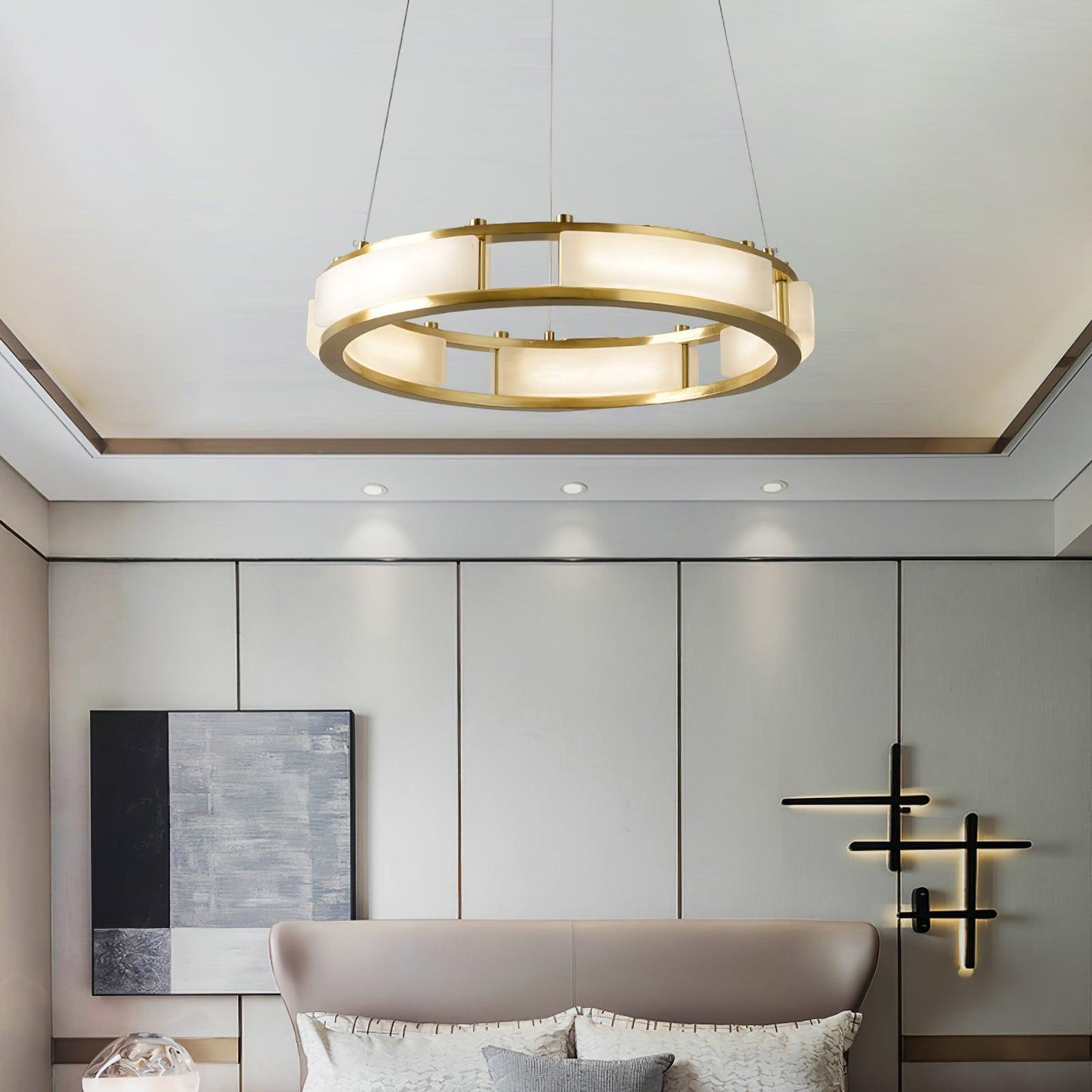 Qatar Alabaster Pendant light Chandelier