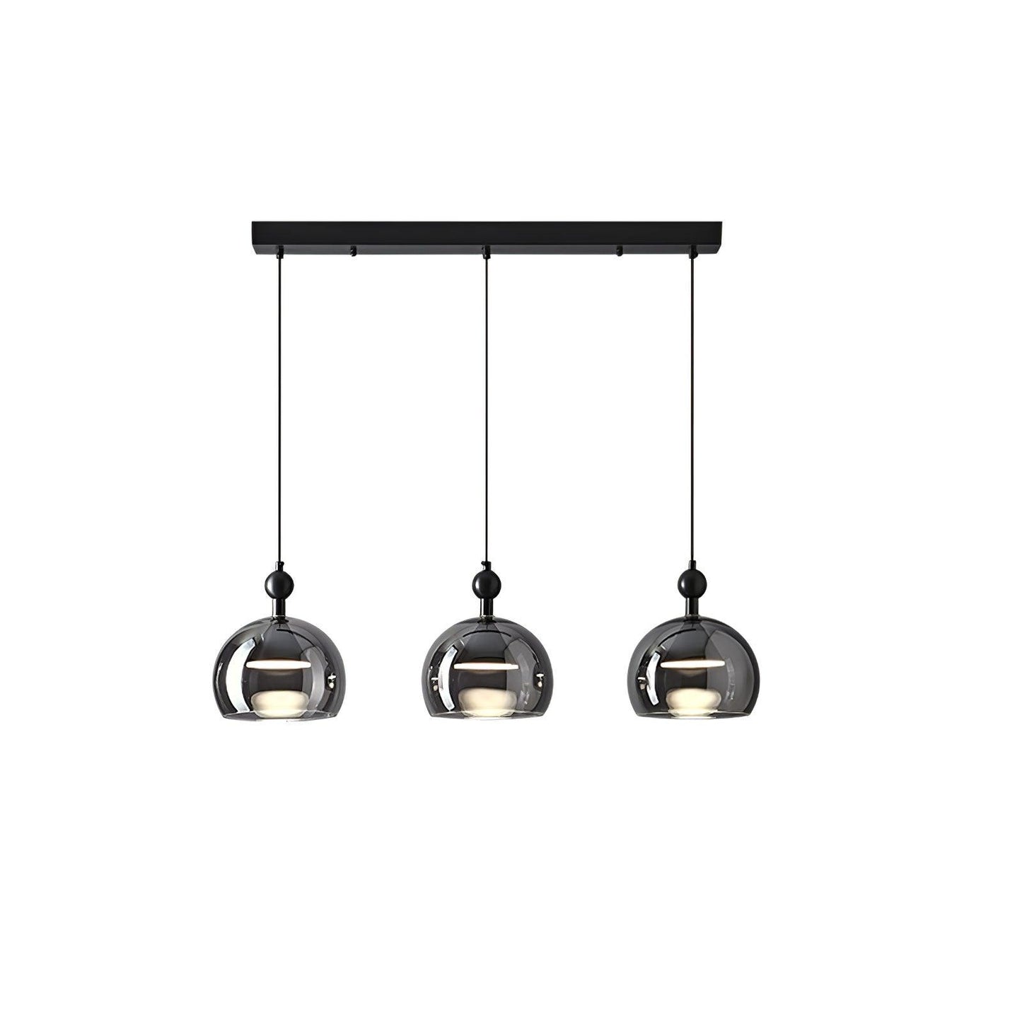 Quartet of Light Glass Droplight Pendant Series