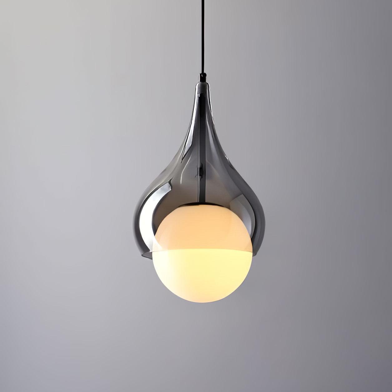 Quartet of Light Glass Droplight Pendant Series