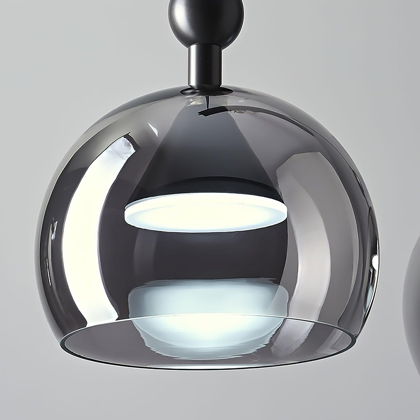 Quartet of Light Glass Droplight Pendant Series