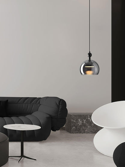 Quartet of Light Glass Droplight Pendant Series