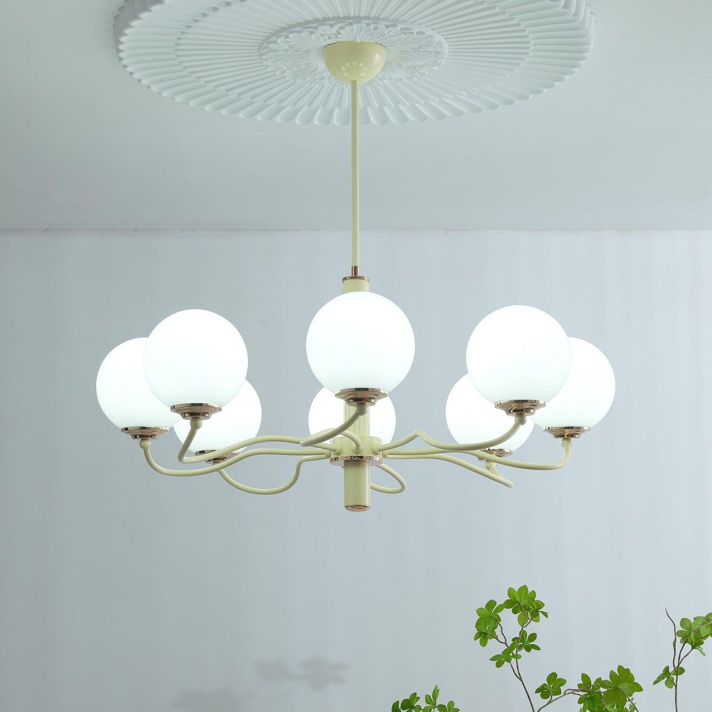 Radiant Globe Candelabrum Chandelier