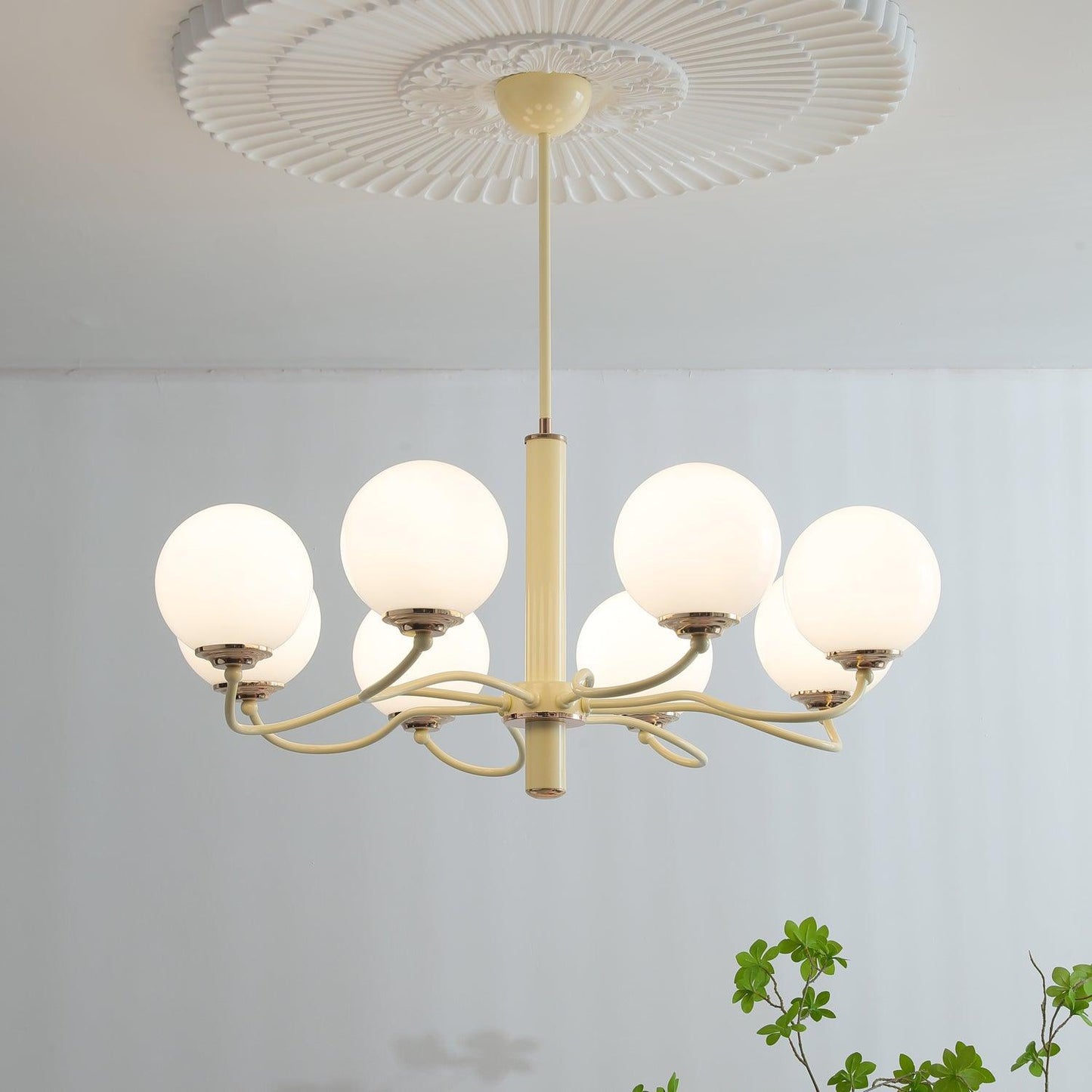 Radiant Globe Candelabrum Chandelier