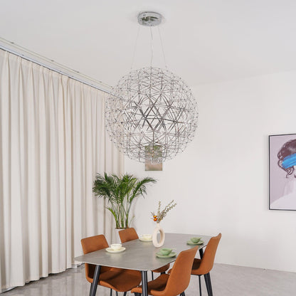 Silver Spark Ball Drop light Pendant Light