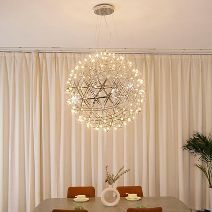 Silver Spark Ball Drop light Pendant Light