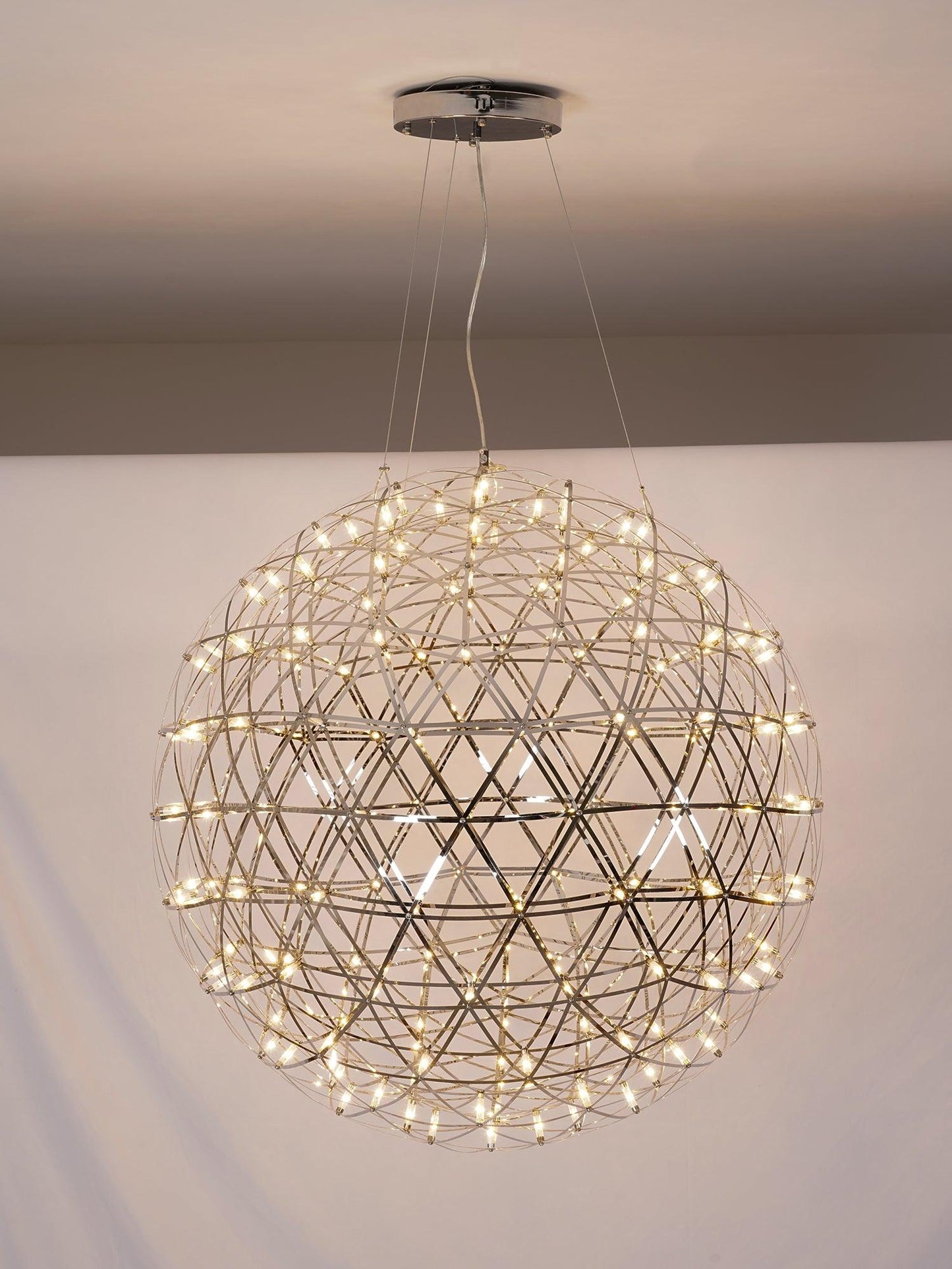 Silver Spark Ball Drop light Pendant Light