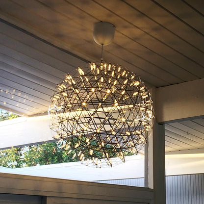 Gold Spark Ball Droplight Pendant Light