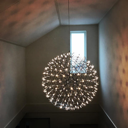 Gold Spark Ball Droplight Pendant Light