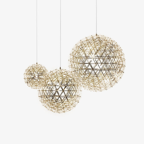 Gold Spark Ball Droplight Pendant Light