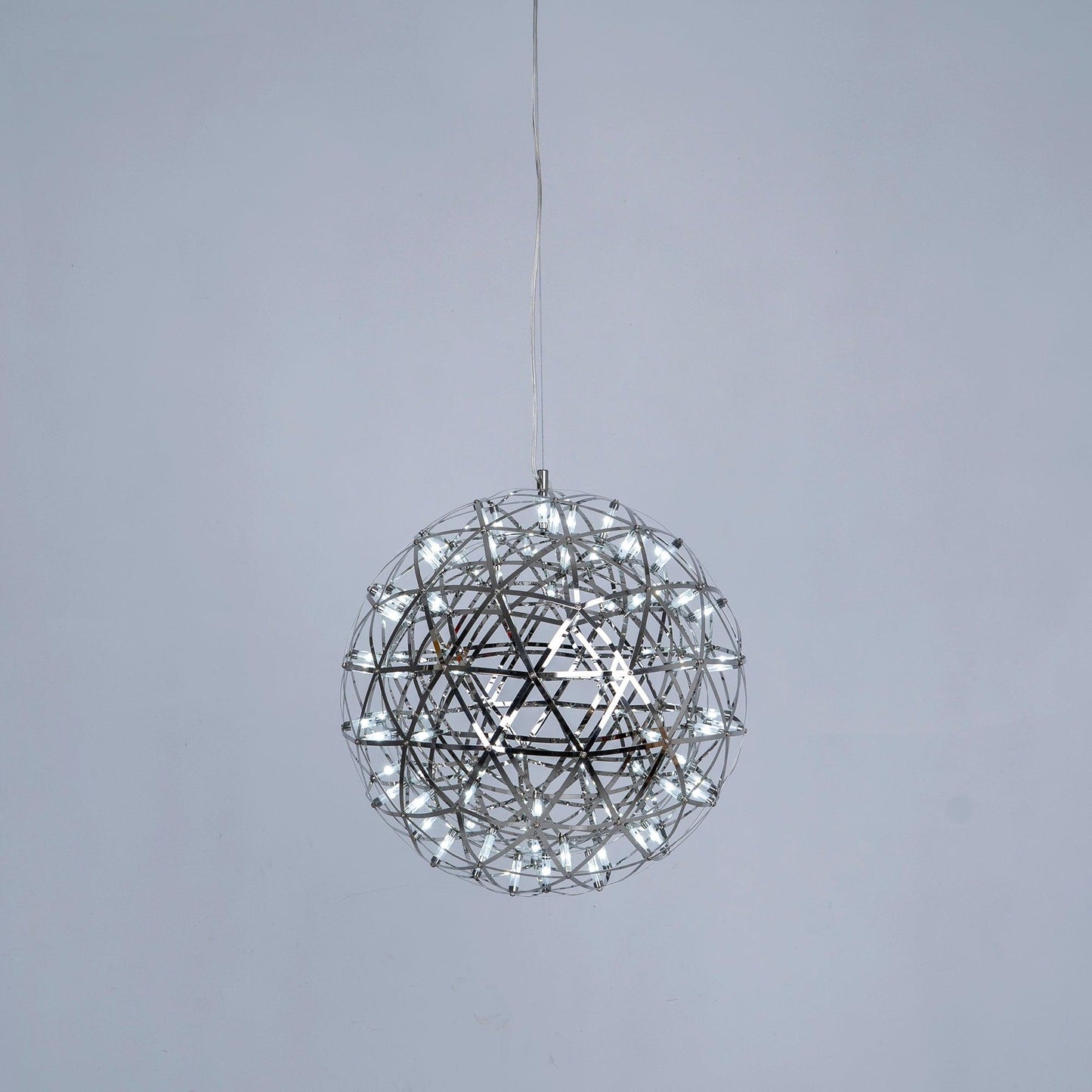 Silver Spark Ball Drop light Pendant Light