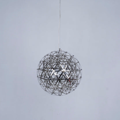 Silver Spark Ball Drop light Pendant Light