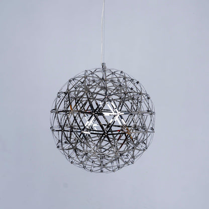 Silver Spark Ball Drop light Pendant Light