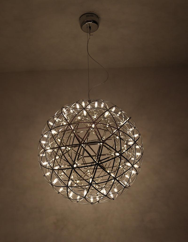 Silver Spark Ball Drop light Pendant Light