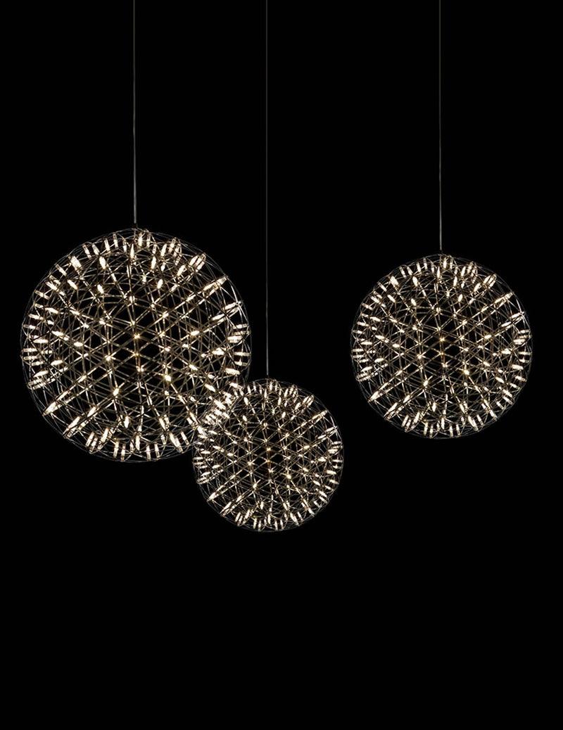 Gold Spark Ball Droplight Pendant Light