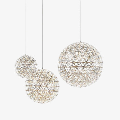 Silver Spark Ball Drop light Pendant Light