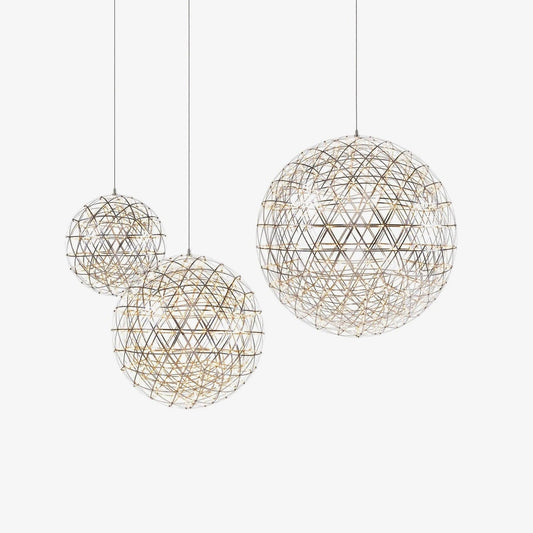 Silver Spark Ball Drop light Pendant Light