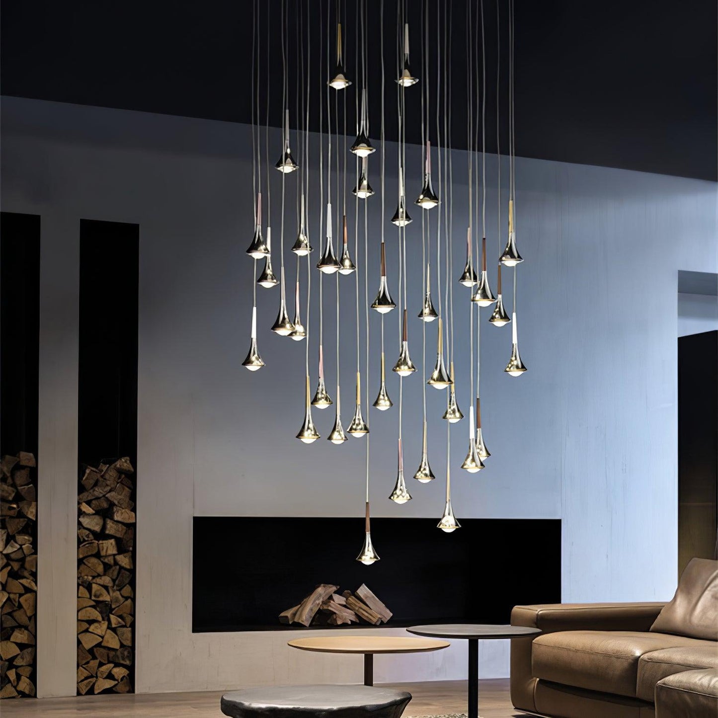 Rain Multi Drop light Pendant Light