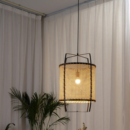 Rattan Cane Hanging light Pendant Light