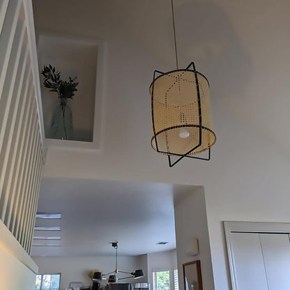 Rattan Cane Hanging light Pendant Light