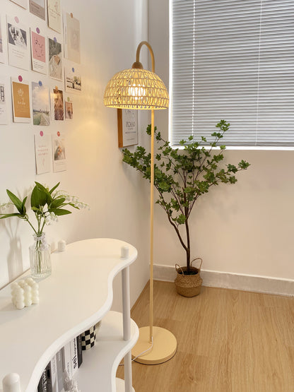 Rattan Arch Floor-standing Lamp Floor Lamp