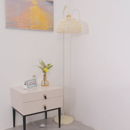 Rattan Arch Floor-standing Lamp Floor Lamp