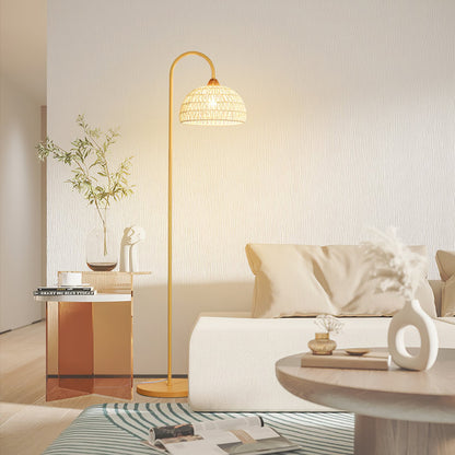 Rattan Arch Floor-standing Lamp Floor Lamp