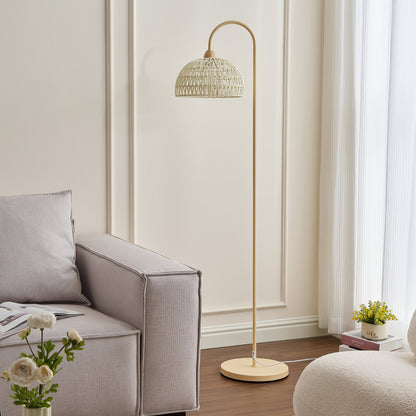 Rattan Arch Floor-standing Lamp Floor Lamp