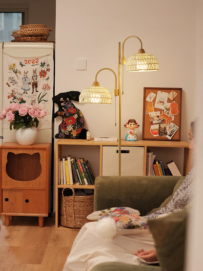 Rattan Arch Floor-standing Lamp Floor Lamp