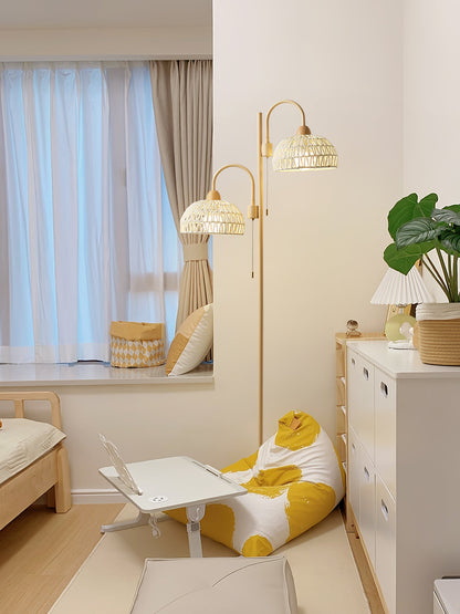 Rattan Arch Floor-standing Lamp Floor Lamp