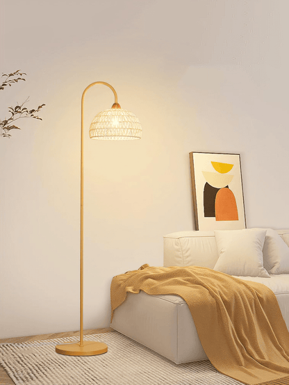 Rattan Arch Floor-standing Lamp Floor Lamp