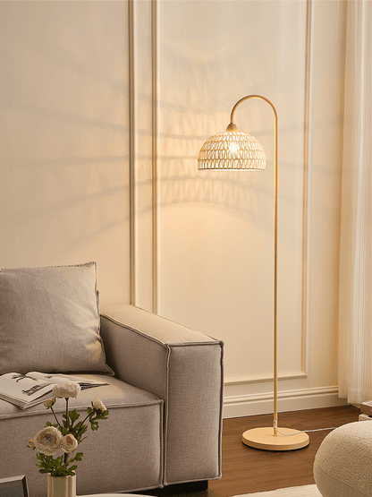 Rattan Arch Floor-standing Lamp Floor Lamp