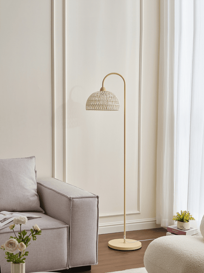 Rattan Arch Floor-standing Lamp Floor Lamp