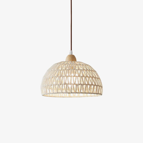 Rattan Arch Ceiling light fitting Pendant Lamp