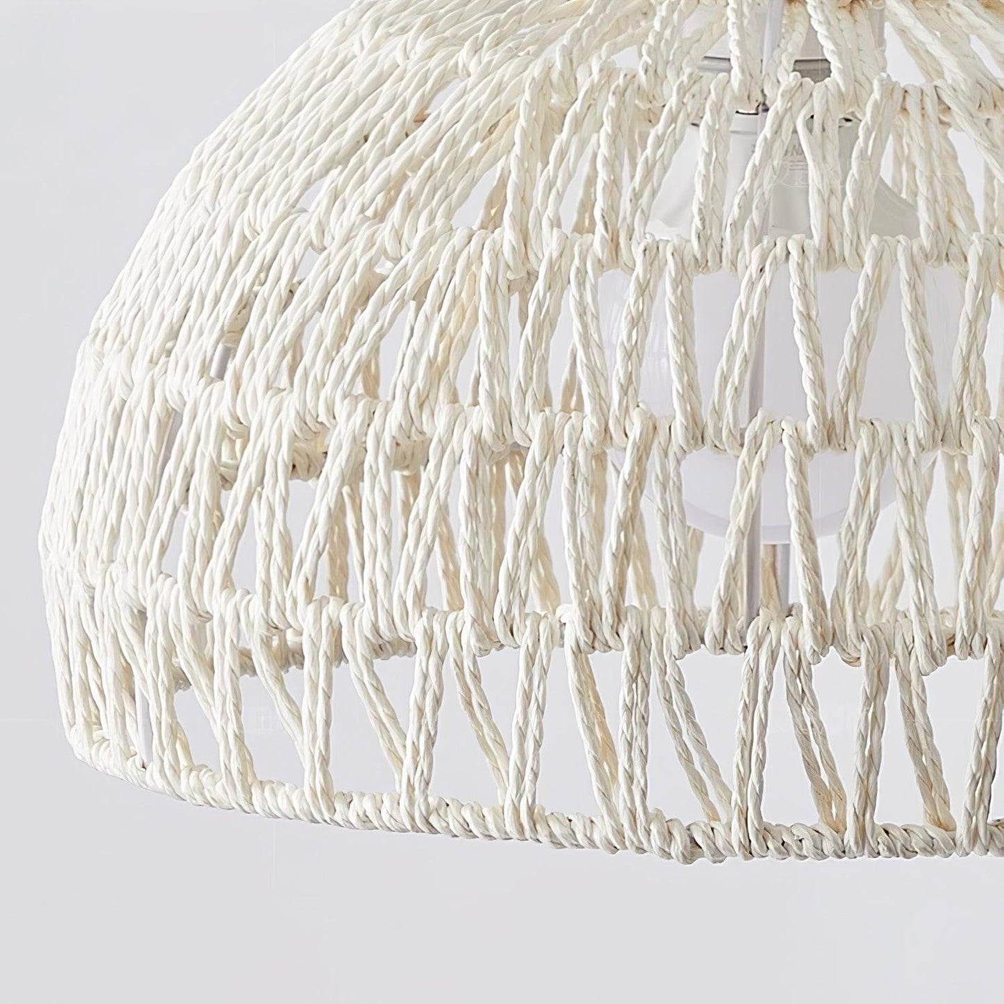 Rattan Arch Ceiling light fitting Pendant Lamp