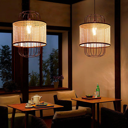 Rattan Aru Drop light Pendant Lamp