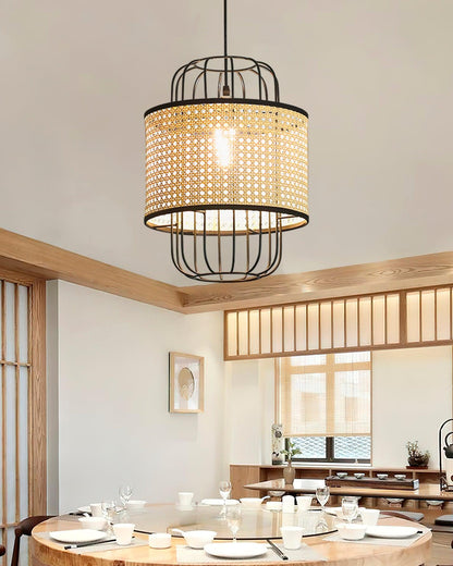 Rattan Aru Drop light Pendant Lamp