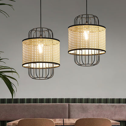 Rattan Aru Drop light Pendant Lamp