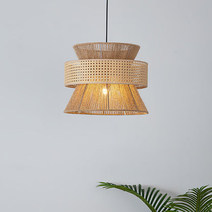 Rattan Bamboo Houselight Pendant Lamp