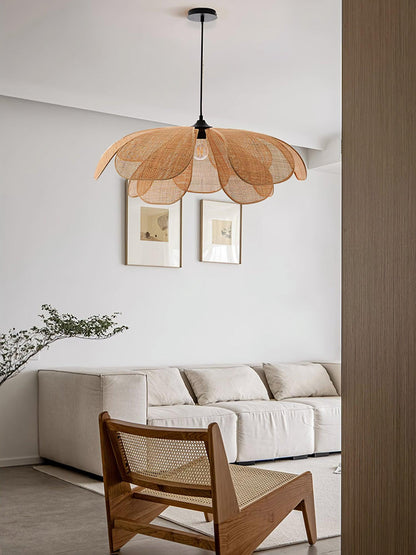 Rattan Petal Houselight Pendant Lamp