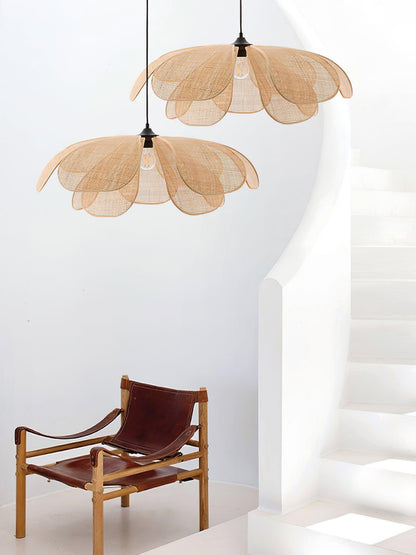 Rattan Petal Houselight Pendant Lamp