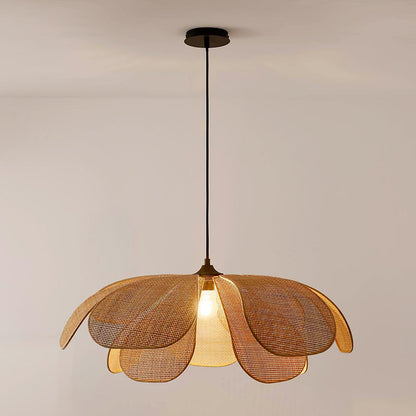 Rattan Petal Houselight Pendant Lamp